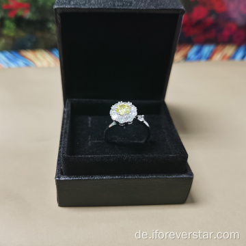 Langeweile Kubikzirconia reine Silber drehen Ringe